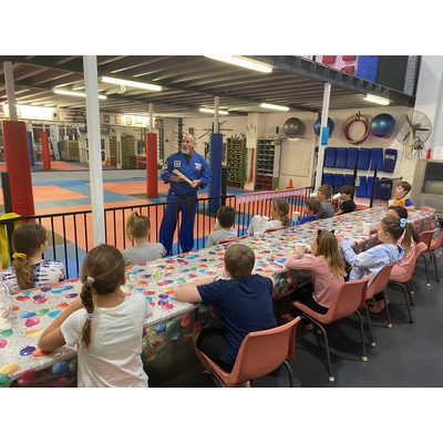 Birthday party set up at SOFMA dojo
