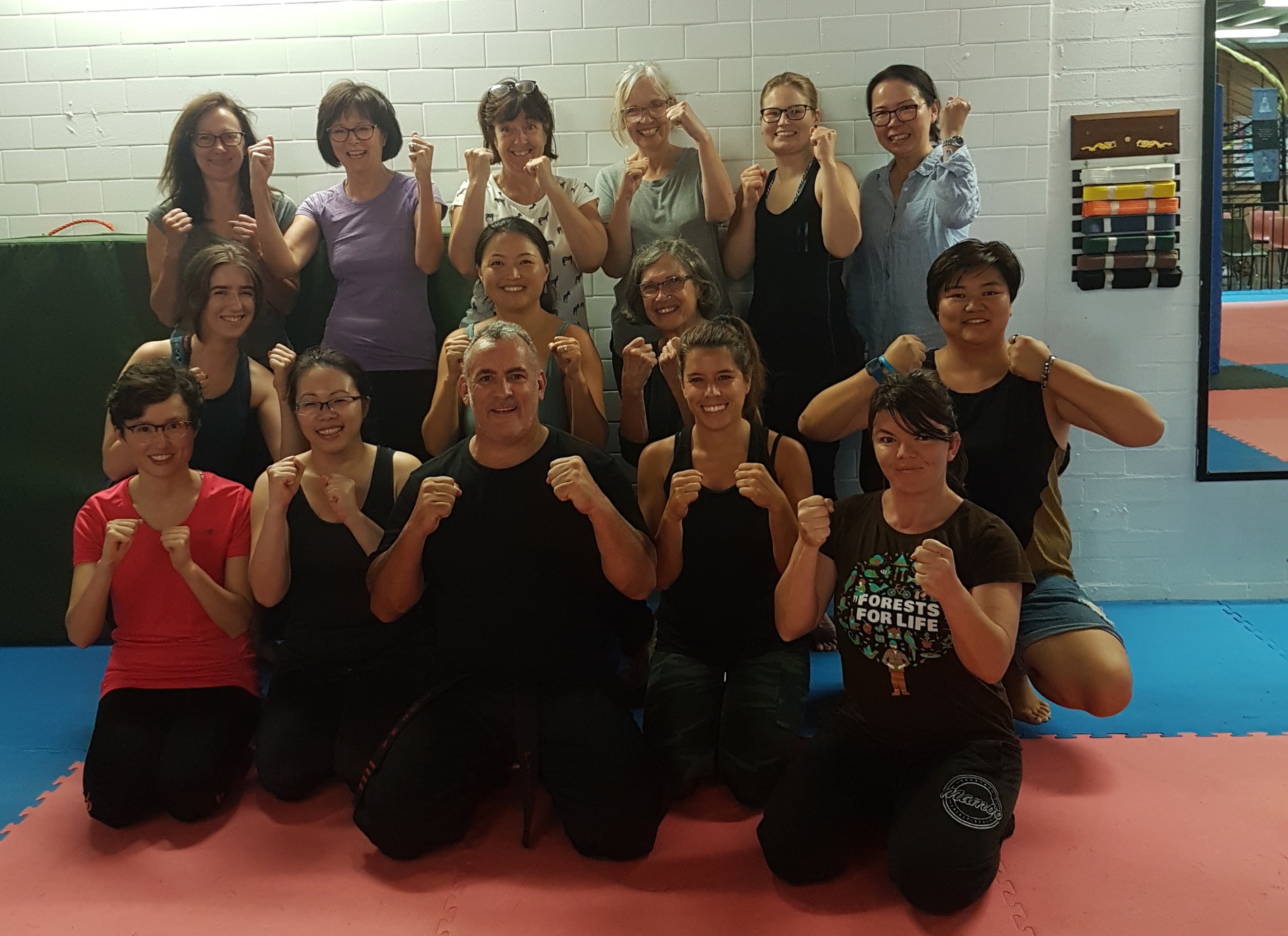 Ladies Self-Defence Workshop group photo