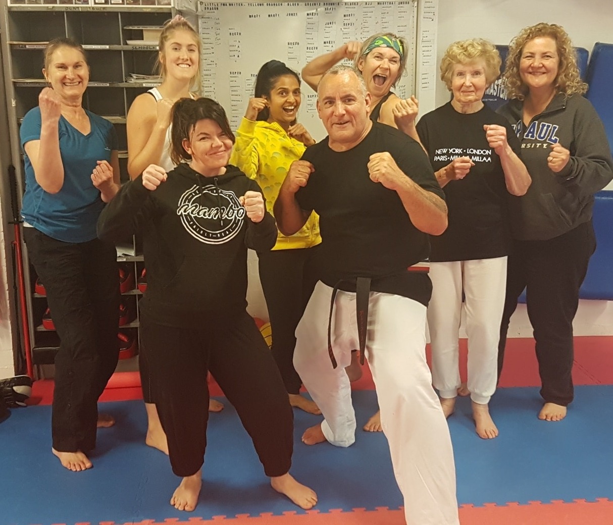 Ladies Self-Defence Workshop with instructor